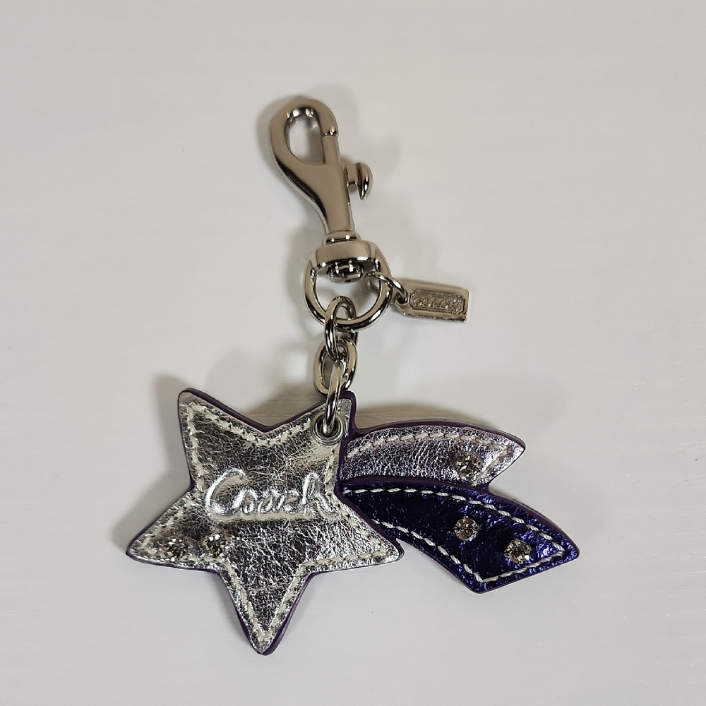 Coach Shooting Star Keychain/Bag Charm